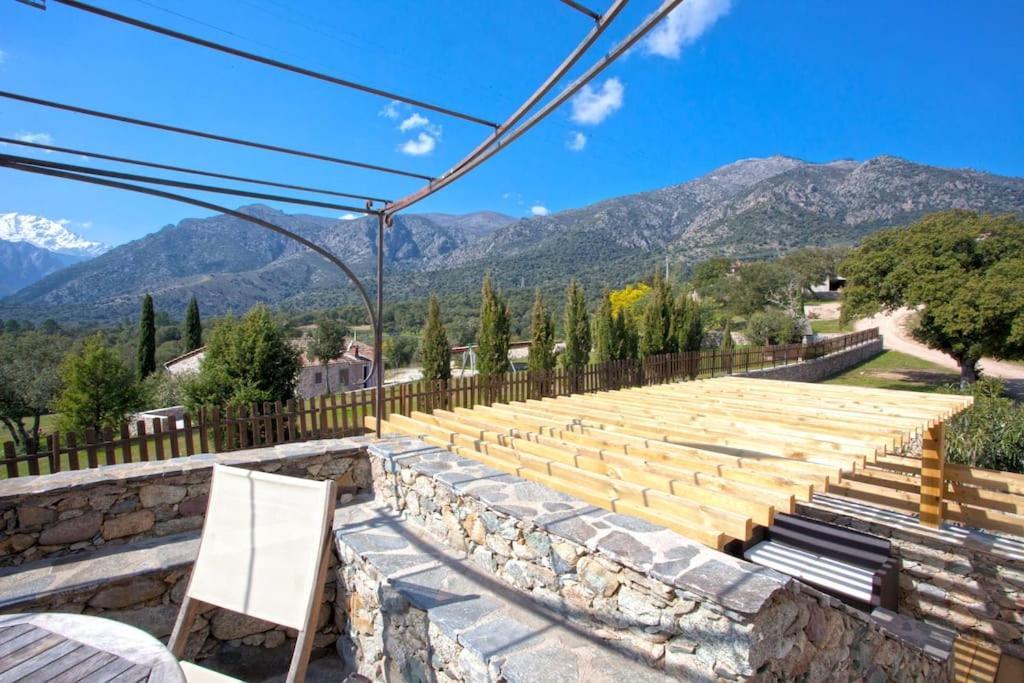 Le Capu Biancu-Location Avec Vue Proche Des Gorges De L Asco Entre Mer Et Montagne Moltifao Экстерьер фото